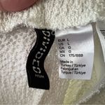 H&M textured pull on Wide Leg Pants Cream Women’s SIZE LARGE Photo 4