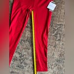 Beyond Yoga NWT  Powerbeyond High Waisted Midi Leggings in Retro Red Size L Photo 2