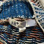 Jolt  women’s size small open front knit cardigan western geometric design NWT Photo 6