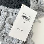 Splendid Wool Blend Fringe Color Block Scarf Black Grey One Size NWT Photo 5