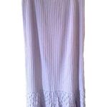 Bloomingdales Bloomingdale’s Lilac Long Wool Skirt Photo 0