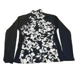 Ralph Lauren Lauren  Active Jacket Womens Petite Small White Floral Full Zip Photo 2