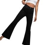 Cotton On Cotton:On Original Flare Jean in Black, Size 0, New with Tag Photo 0