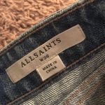 ALLSAINTS Blue Rose Denim Shorts Photo 4
