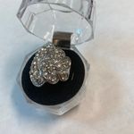 Crystal Stone Woman Ring size 7.5❤️ Silver Photo 6