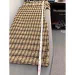 Emory park  Plaid Mesh‎ Long Sleeve Bodycon Mini Dress Size Small Light Academia Photo 12