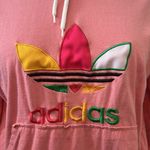 Adidas  Vintage Embroidered Pullover Hoodie | Size Small Photo 1