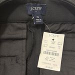 J.Crew Belted Straight-Leg Trouser Pant Size 0 Black Photo 5