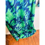 Free People THE WOLF GANG Calypso Green Blue Maxi Long Sleeve Dress sz Small Photo 7