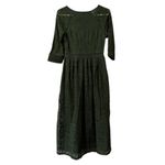 Metisu Size Small Midi Dress Green Lace Cocktail‎ Grunge Whimsigoth Fairy Goth Photo 1