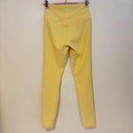 Wilo The Label High Rise Ribbed Skinny Workout Leggings Butter Yellow Size S NWT Photo 1