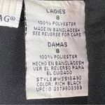 White Stag  Size 8 Black Blazer w/3 Button Front with Shoulder Pads Photo 6