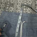 Athleta Cabo Linen Joggers In Blue Size 2 Photo 9