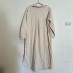 Massimo Dutti  Ecru Oversized Shirt Dress Size XS-S Photo 11
