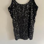 Old Navy Y2K BLACK  SEQUIN TANK TOP‎ Photo 3