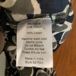 Ivy Jane Block and Flutter Top Size L 100% Cotton Black Grey Print Blouse Pleats Photo 5