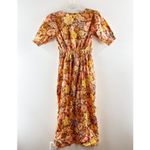 Billabong   x The Salty Blonde Hello There Puff Sleeve Seersucker Maxi Dress XS Photo 4