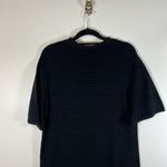 COS Womens Cotton Short Sleeve A Line Short Sleeve Shirt Dress Black Size Small Photo 6