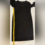 Blvd  Black Dress with Lace Accents On Bell Sleeves Photo 6