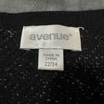 Avenue Womenâs Long Sleeve Sweater with Gradient Sparkle Size 22/24 (RN138302) Black Photo 7