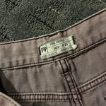 Free People High Waisted Denim Cutoff Festival Shorts Pink/Brown 25 Photo 2