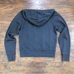 Athleta  • Sundown Hoodie sweatshirt Washed Black grey pullover cropped pocket Photo 7