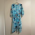 Lane Bryant Blue Floral Caftan Dress Size 20 Photo 8