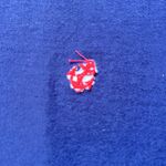 Quacker Factory Women's Embroidered Anchors Navy Blue Nautical Tank Dress Medium Photo 11