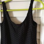 NEW Black Textured Romper Tank Type Junior Large unitard Size undefined Photo 2