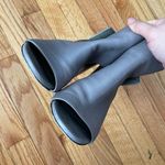 Vince Faye Leather Peep Toe Ankle Booties Slingback Heels Chunky Block Velcro Straps Summer Sandals Photo 4