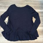 Altar'd State Altar’d State NWT Size medium, cropped, ruffle, thermal style long sleeve shirt, pit to pit is 21, length in front is 19, back is 24 Photo 1