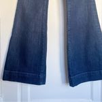 Martin + Osa • vintage y2k flare jeans dark wash low rise trouser cuff wide leg Blue Size 28 Photo 8