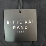 NWT Bitte Kai Rand Paper Poplin Wide Dress | Size: 1 Black Photo 4