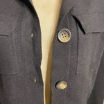 T Tahari Womens Black Button Front Long Sleeve Jacket Size Small Petite Photo 1