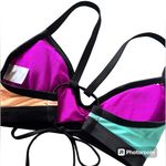 Body Glove Women's Bikini Top, Mangolia Swim Top Tie-Back-Sz D Cup Color Block Photo 2
