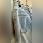 TRACTR Lt Blue Denim Cropped Cuffed Box Jeans Womens Mid Photo 15