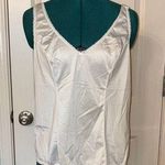 Vanity Fair Cream Fitted Sleeveless Chemise Photo 0