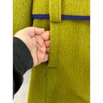 Loden Coat Original Imported Size 6 Coat Belted Button Up West Germany Green Vtg Photo 5