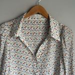 Alice + Olivia Salome silk Button down Shirt Photo 5