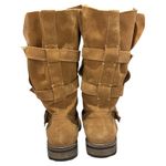 American Eagle AEO  Outfitters Cognac Suede Mid-Calf Boots Size 9.5 Photo 4