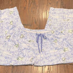 Hue  Light Blue Pajama Pants with Cat and dogs Design size 1X Photo 0