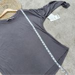 Athleta NWT Women’s Threadlight Asym Relaxed Longsleeve Shirt in Silver Bells XL Photo 9