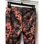 Reebok Leggings Women's XS Speedwick Multicolor Logo Pants Black Xsmall DDC-C Photo 3