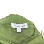 Amour Vert Frankie Femme Fete Pants Wide Leg Cropped Green Size Medium Photo 8