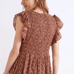 Madewell Pintuck Mini Dress in Florentine Floral size Small Photo 3