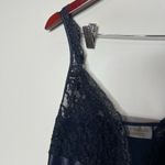 Victoria's Secret Vtg Victoria’s Secret Gold Label Black night Gown Slip lace Dress M Long Silky Photo 5