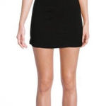 Free People Intimately NWT Small Just Peachy Elegant Black Mini Slip Dress Photo 0