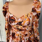 Band of Gypsies B.O.G. Collective Floral Smocked‎ Long Sleeve Babydoll Mini Dress Photo 1