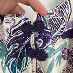 VINTAGE California Dynasty Dainty Satin Floral Sleepwear Cropped Cami Purple Size M Photo 1