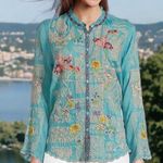 Johnny Was heavily embroidered “Albee” blouse NWT Photo 1